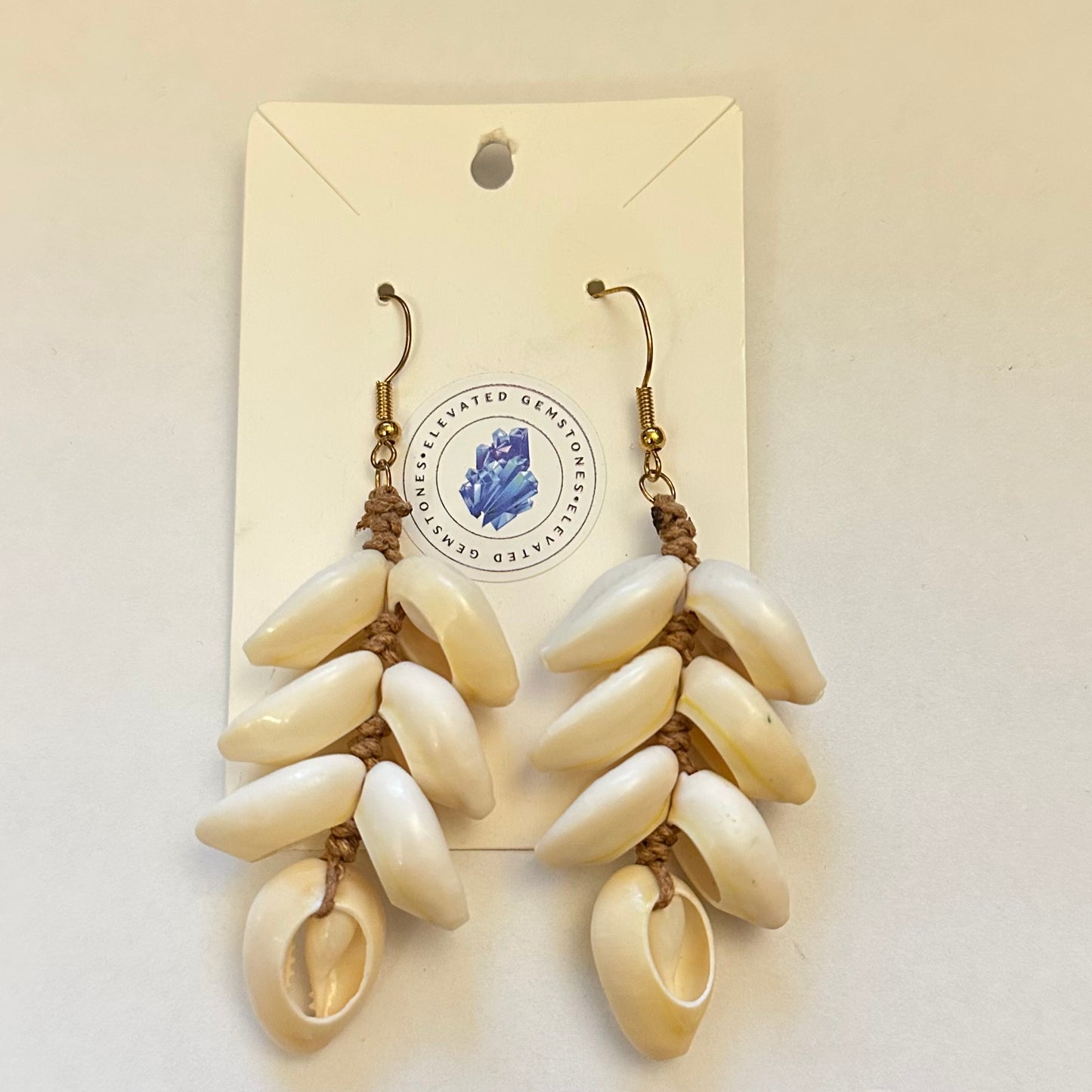 Leaf Conch Shell Earrings