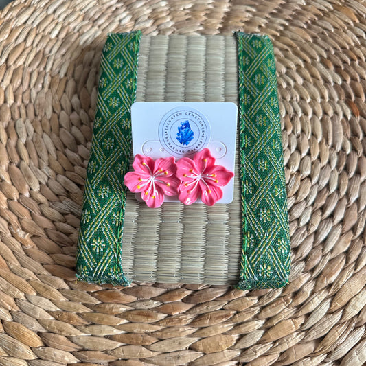 Cherry Blossom Flower Stud Earring