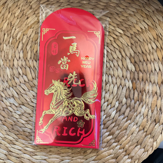 Red Horse Envelope