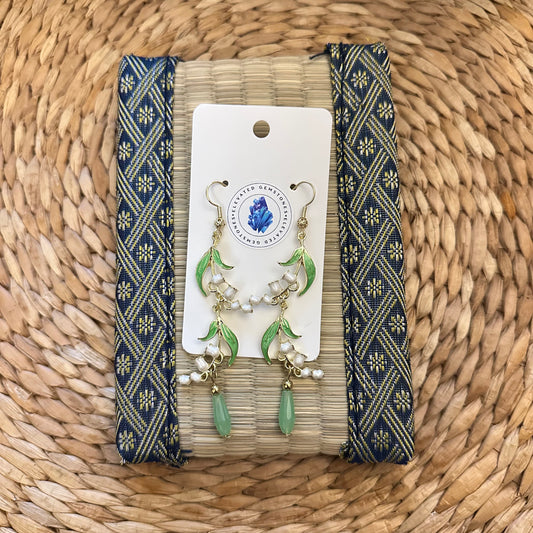 Lily Leaf Earrings