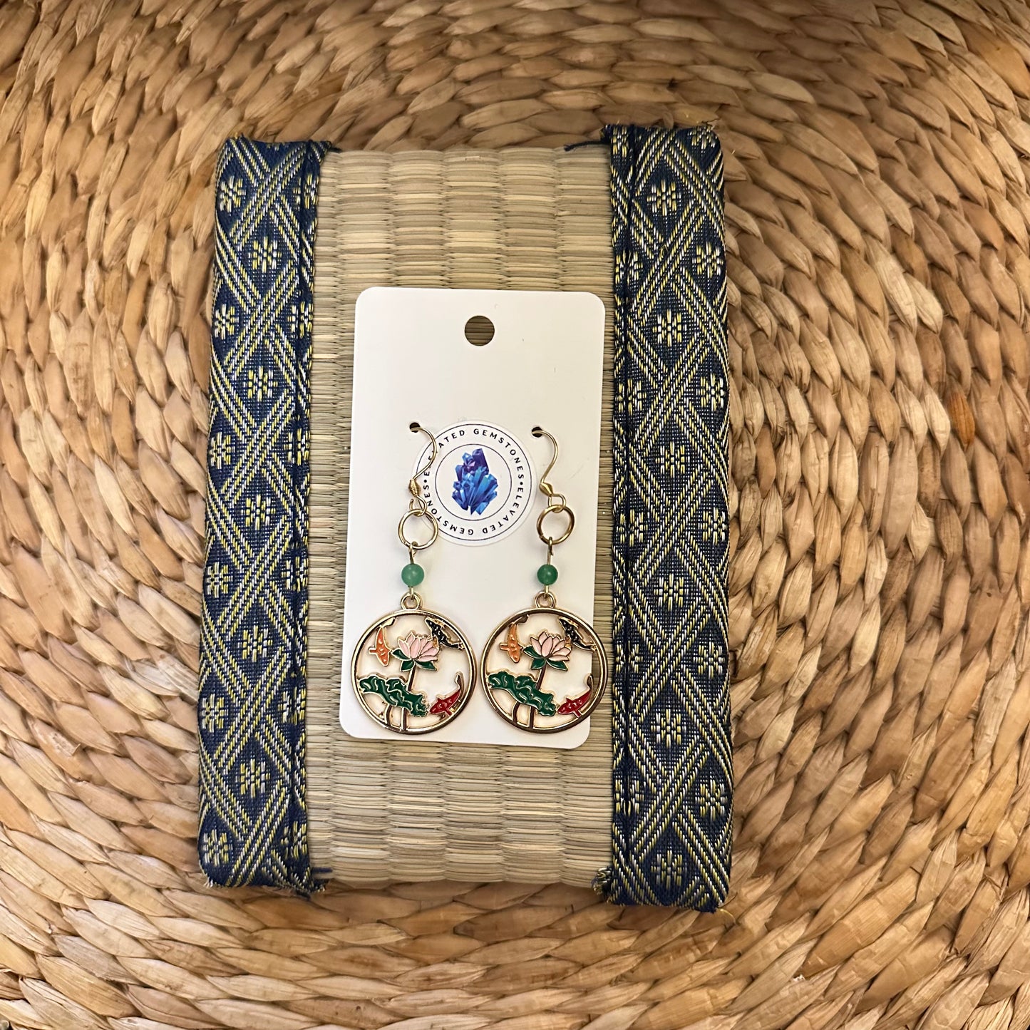 Three Koi Fish Earrings