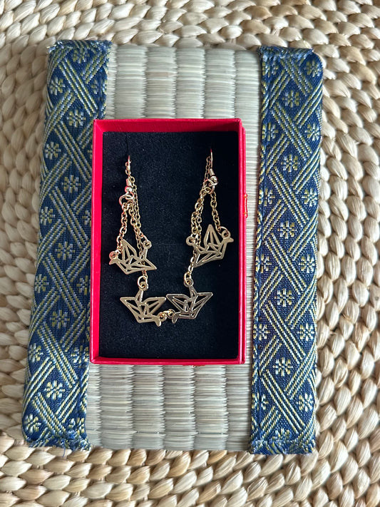 Origami Bird Jewelry Set