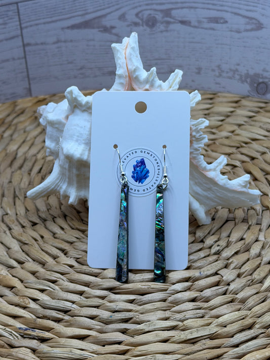 Abalone Long Earrings