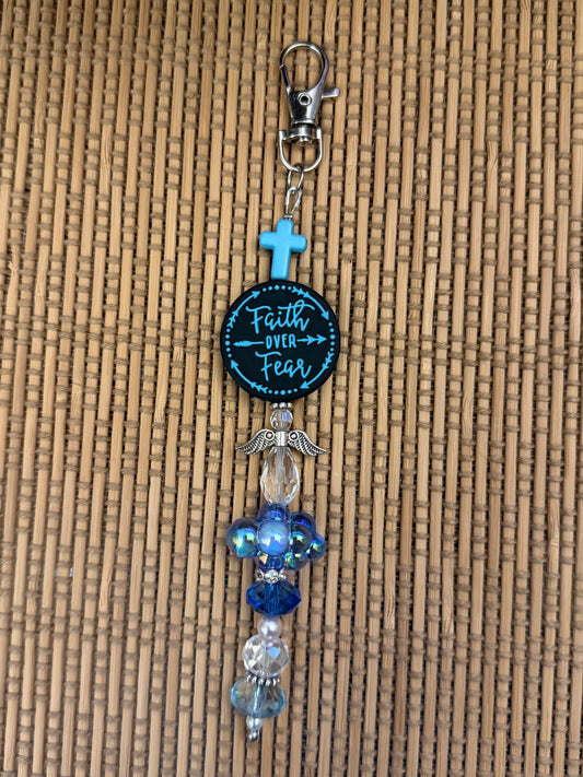Faith Over Fear Keychain
