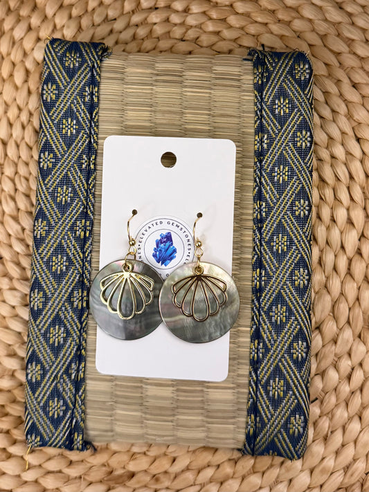 Abalone Clam Earrings