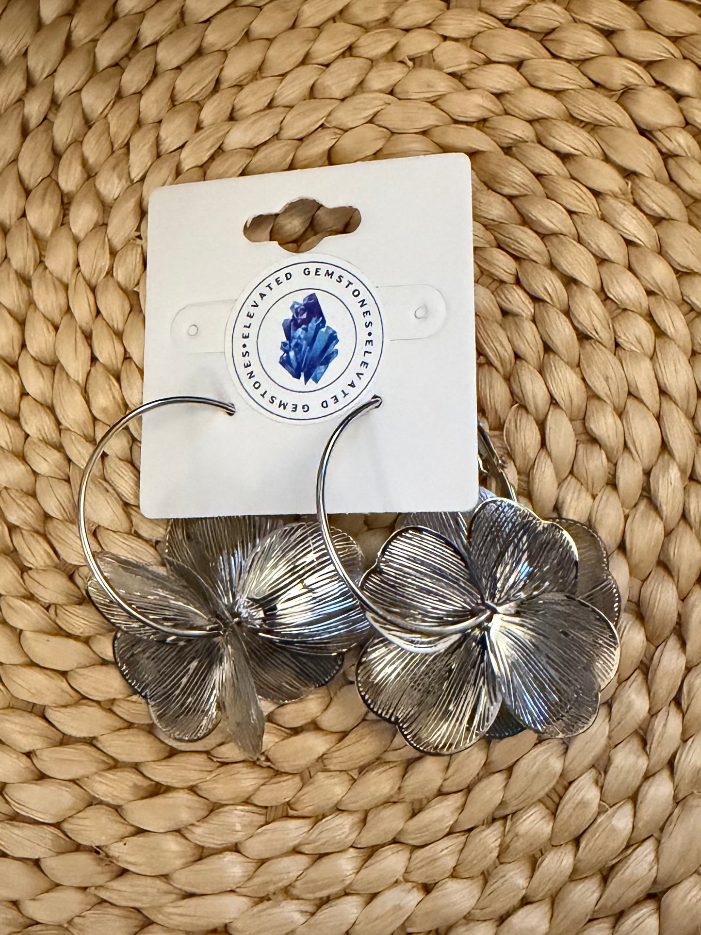 Double Petal Flower Earrings