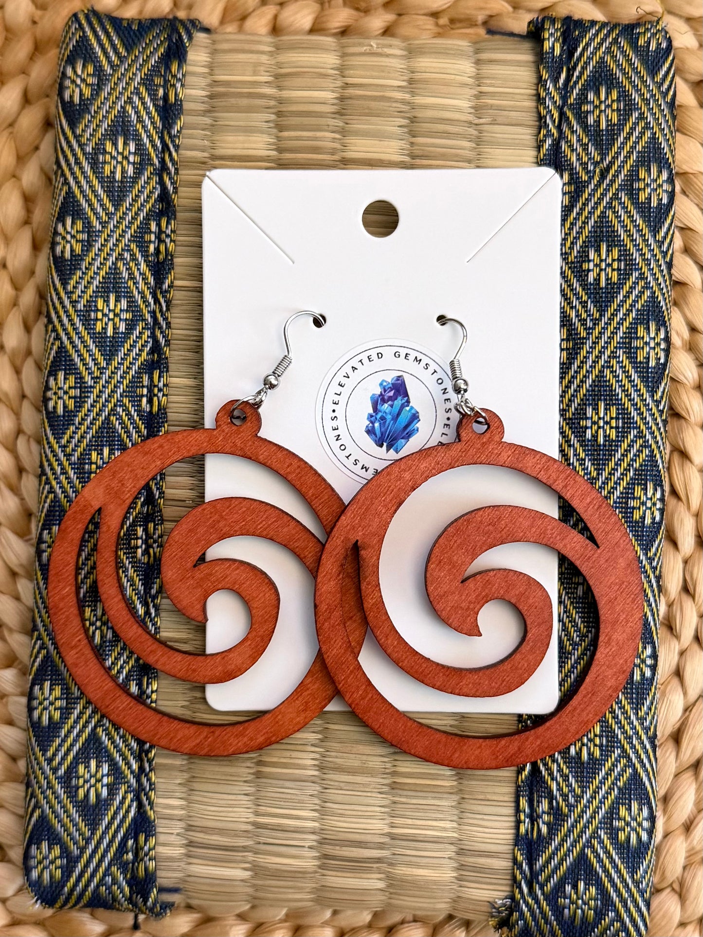 Round Spiral Earrings