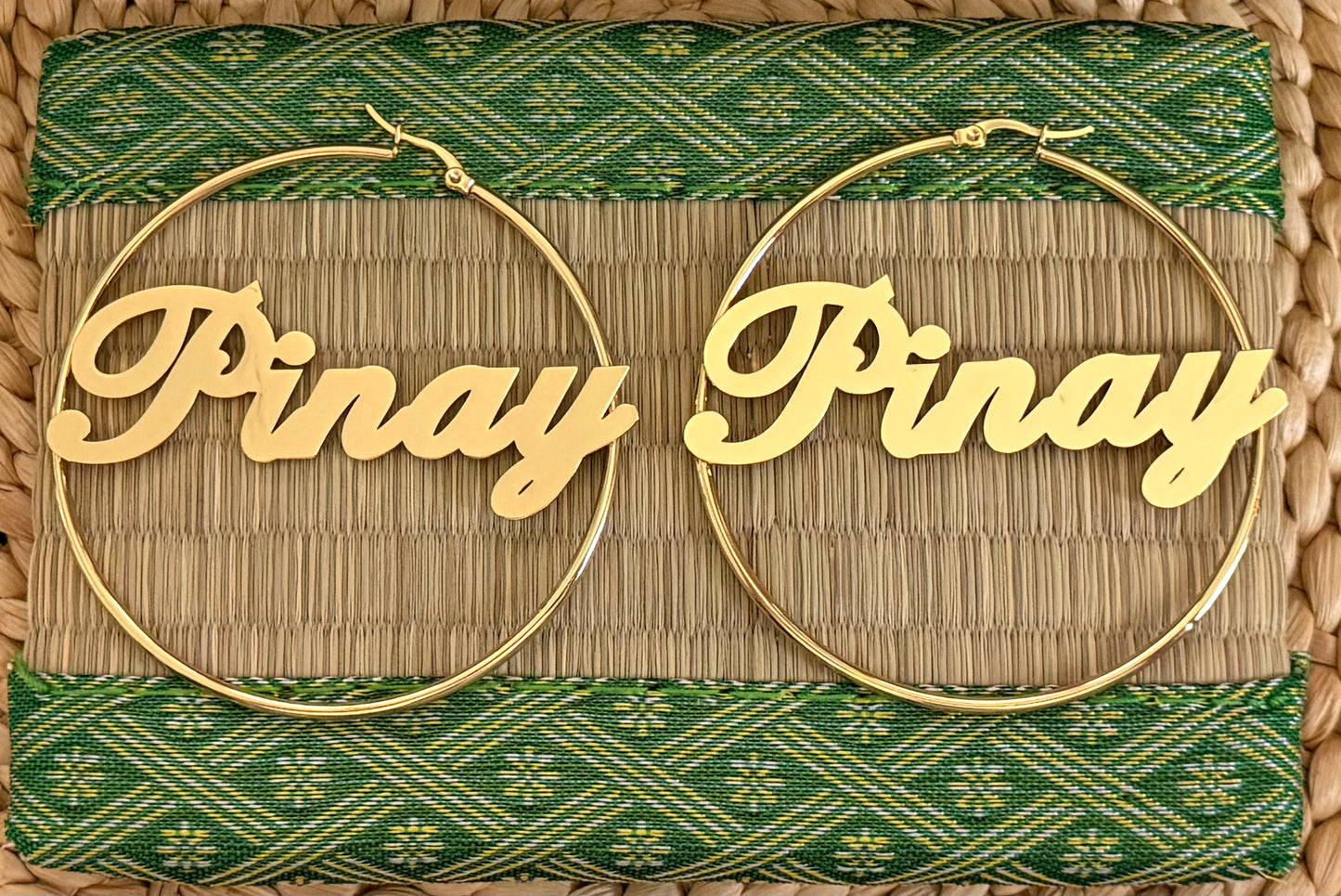 Pinay Hoop Earrings
