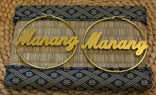 Manang Hoops Earrings