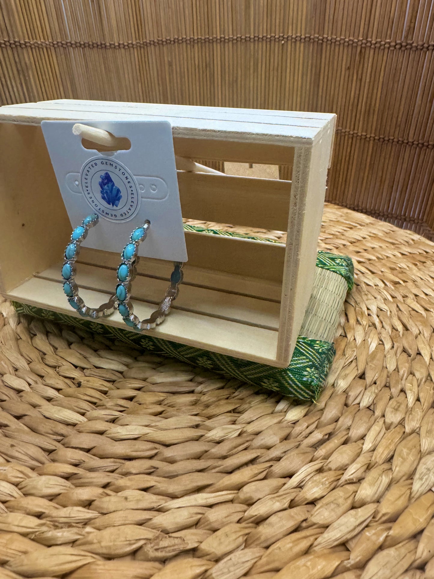 Turquoise Pendant Earring