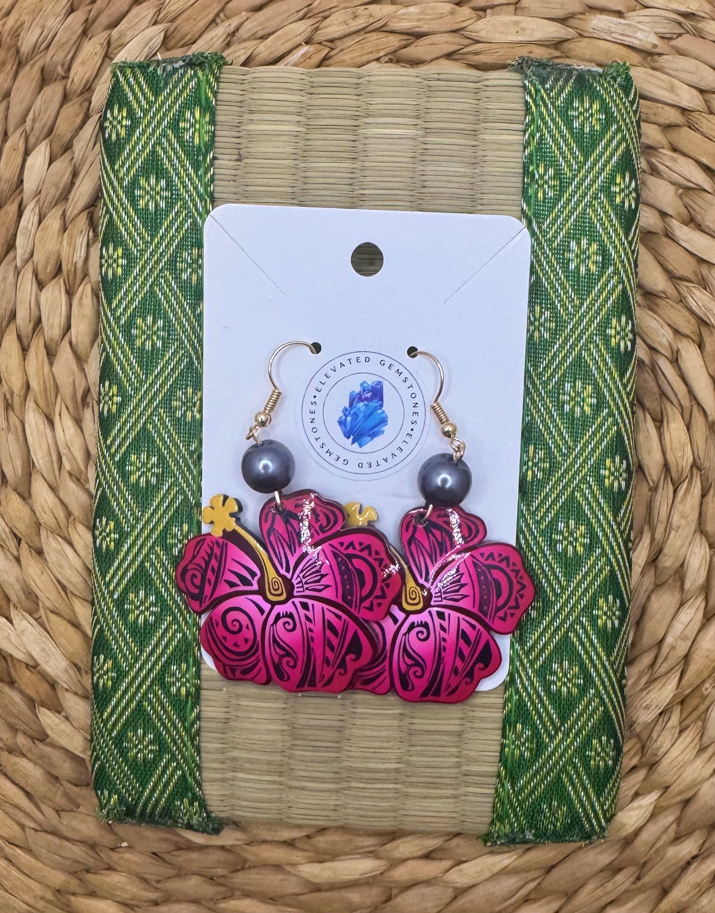 Island Hibiscus Earrings