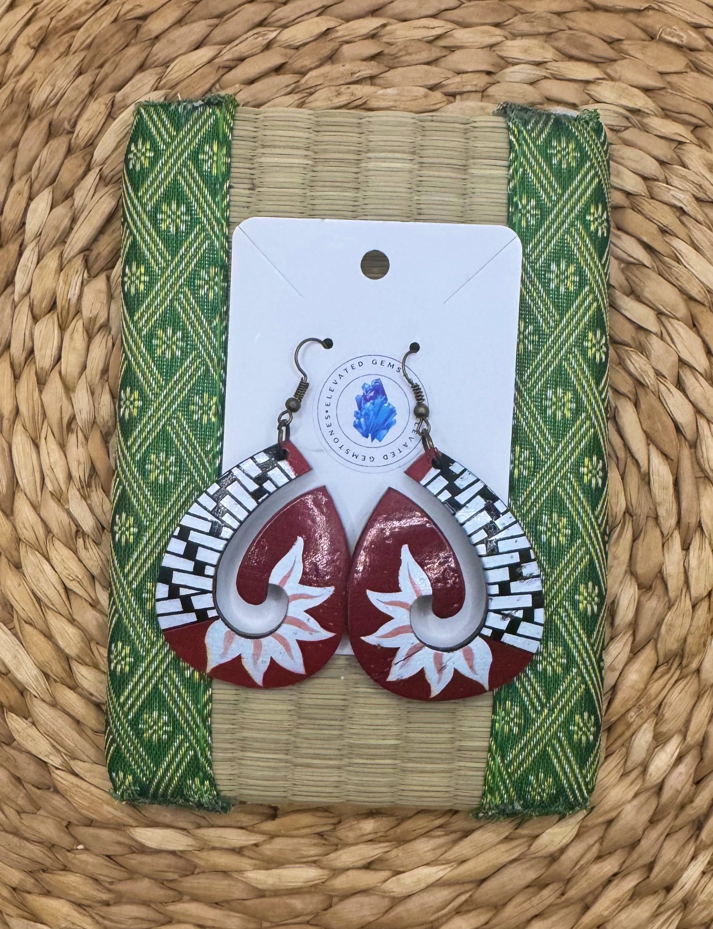 Coconut Red Hook Earrings