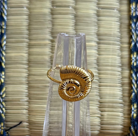 Conch Shell Adjustable Ring