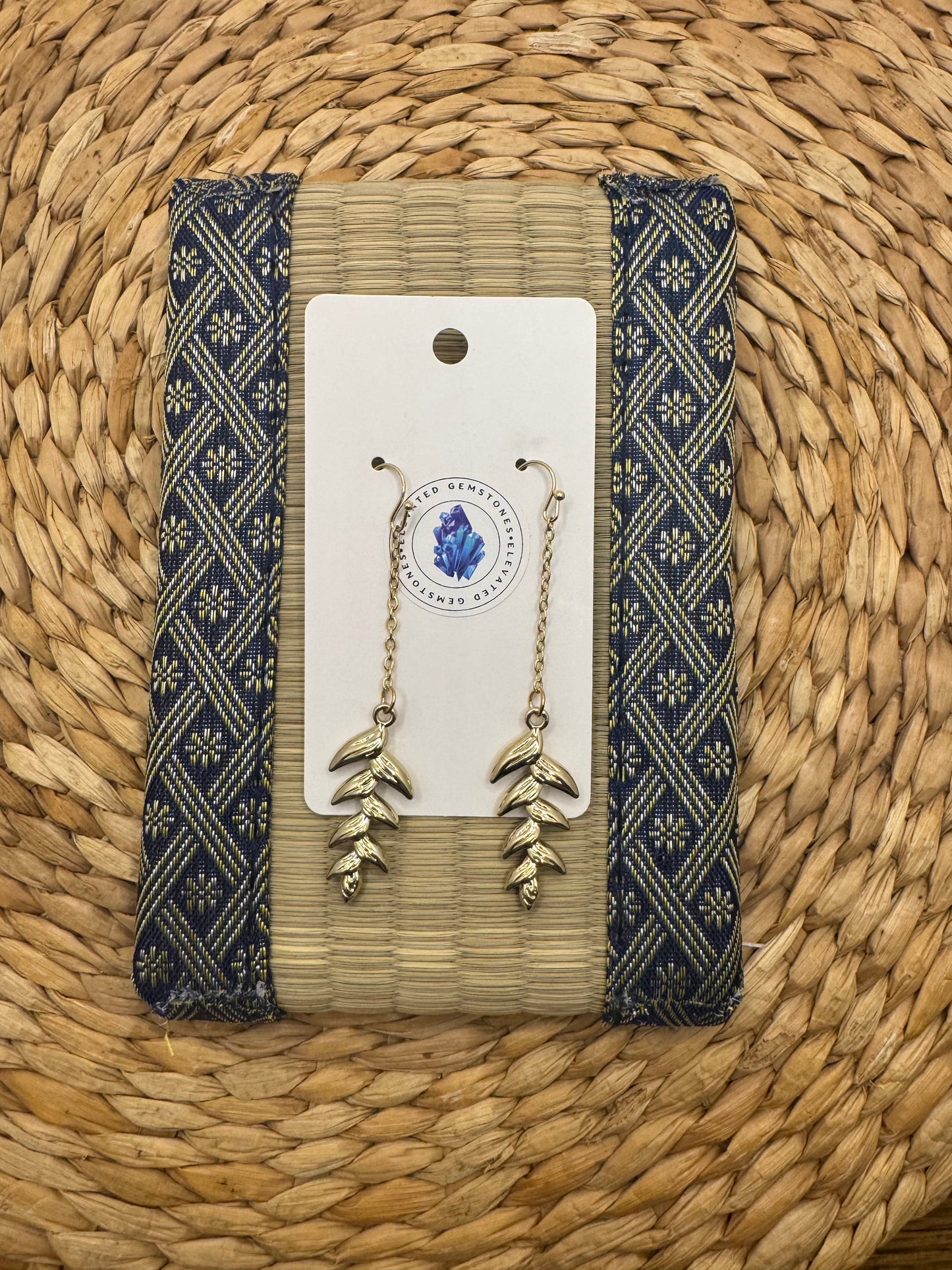 Dangle Leaf Earrings