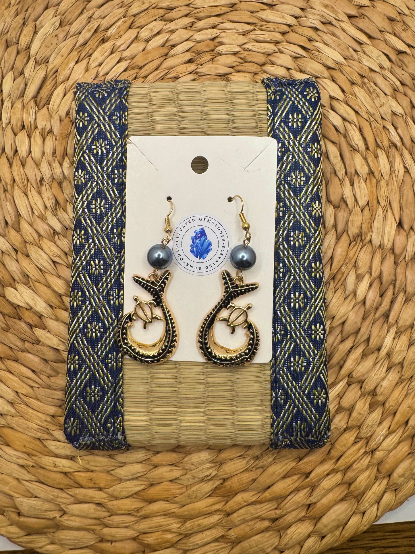 Maori Fish Hook Earrings