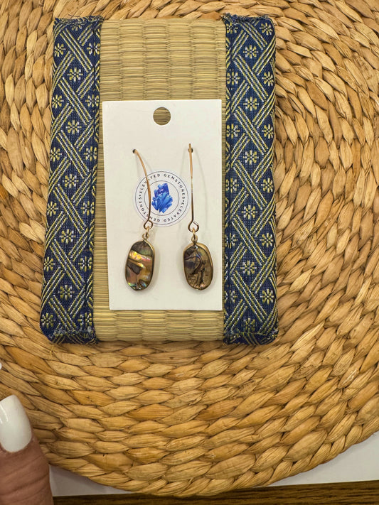 Abalone Drop Earrings