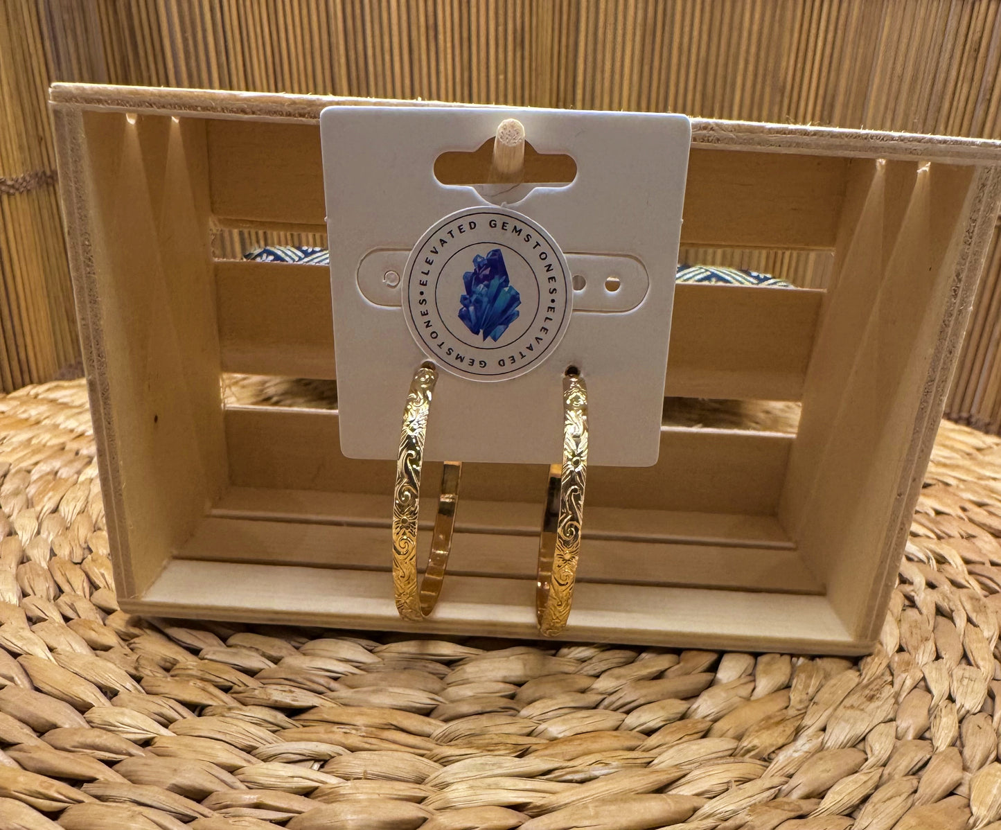 Hawaiian Hoop Earrings