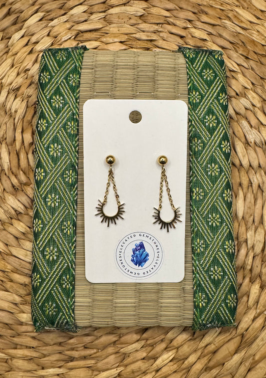 SunBurst Drop Earrings