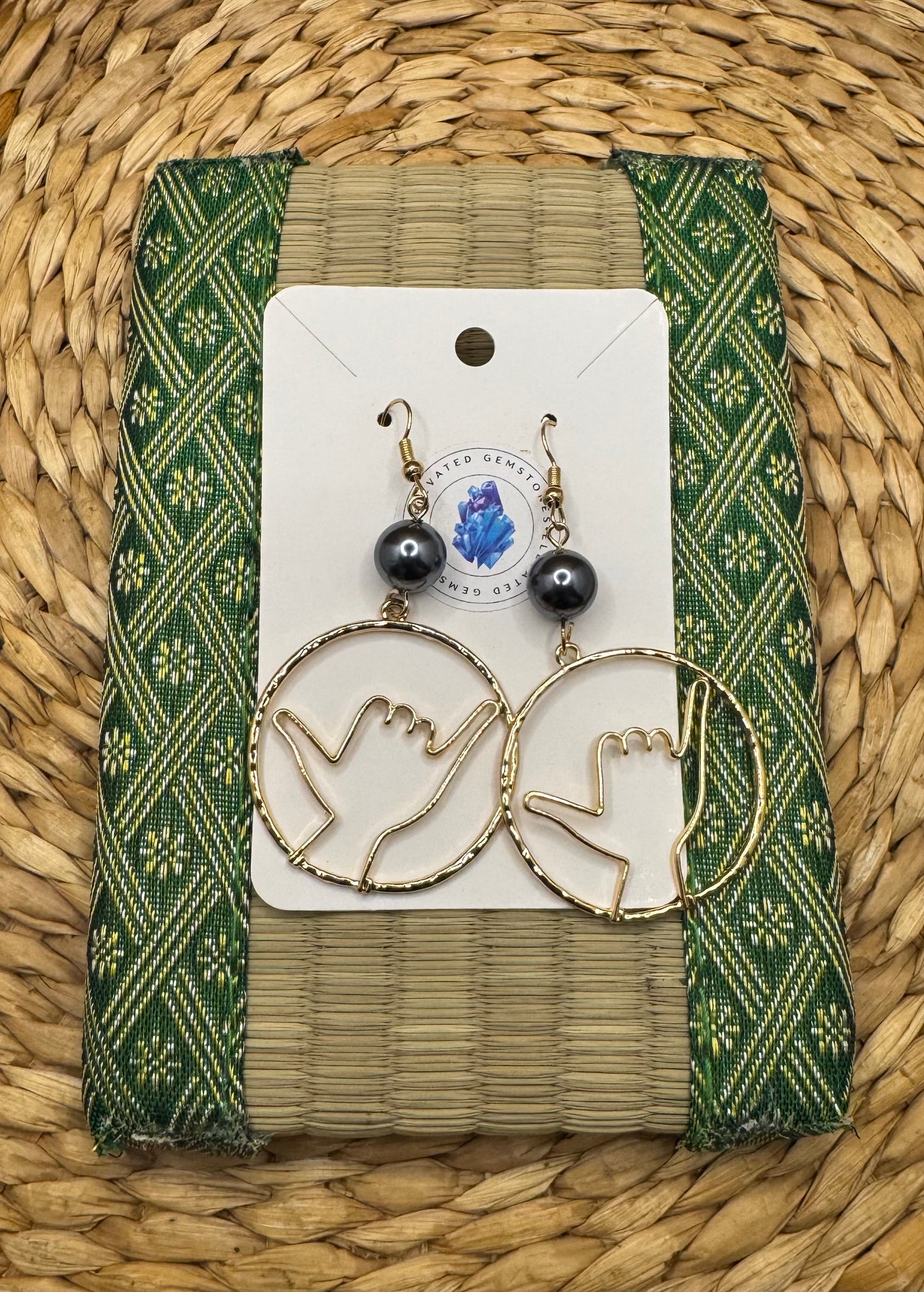 Hang Loose Hoop Earrings