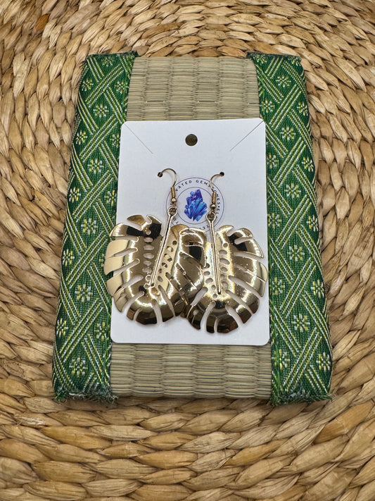 Gold Leaf Earrings