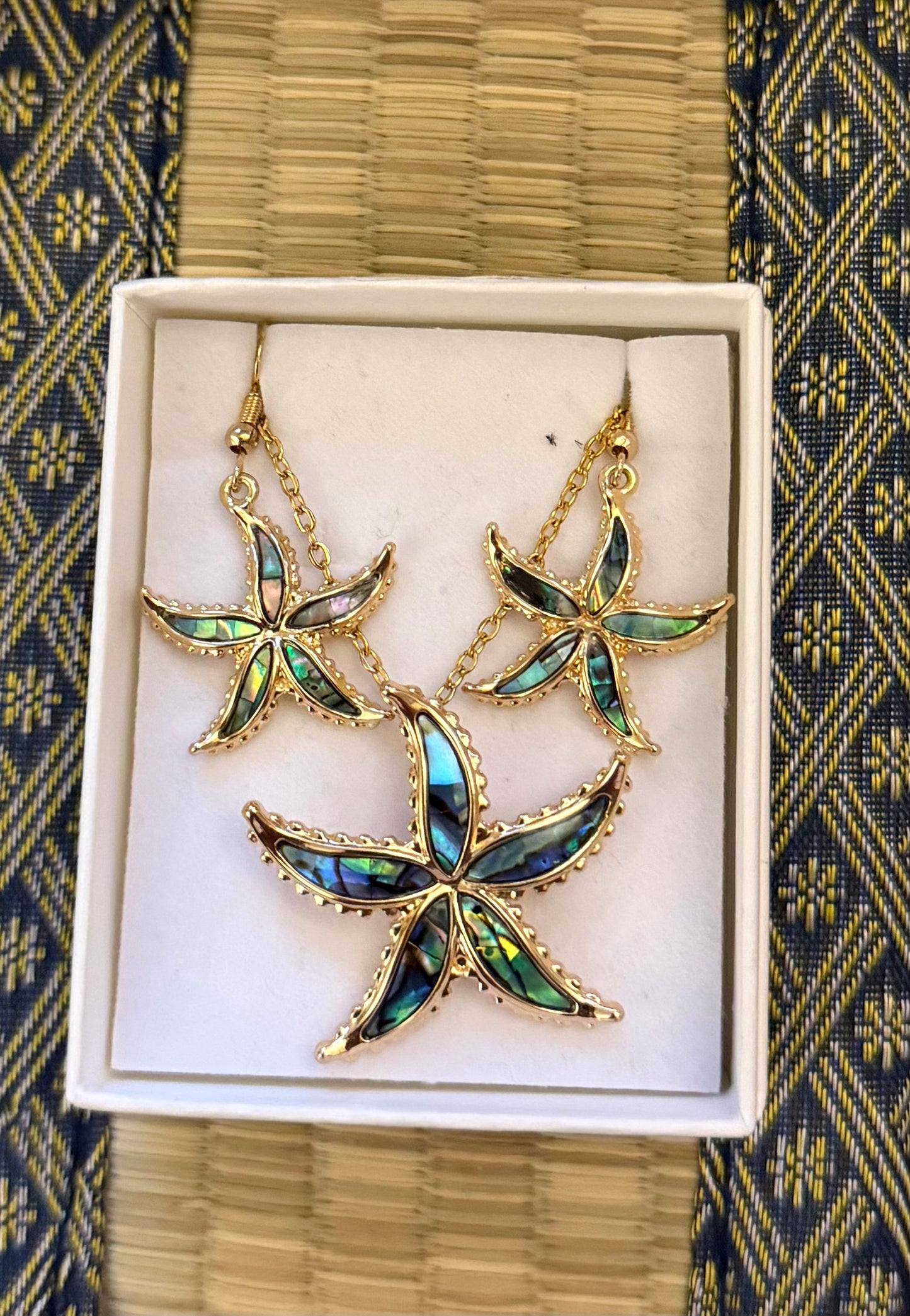 Abalone Starfish Jewelry Set