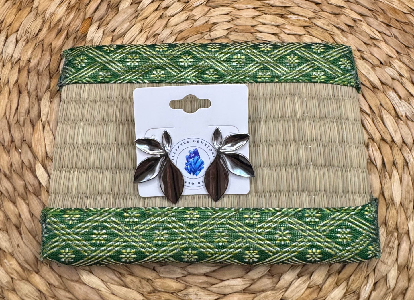 Three Flower Earrings