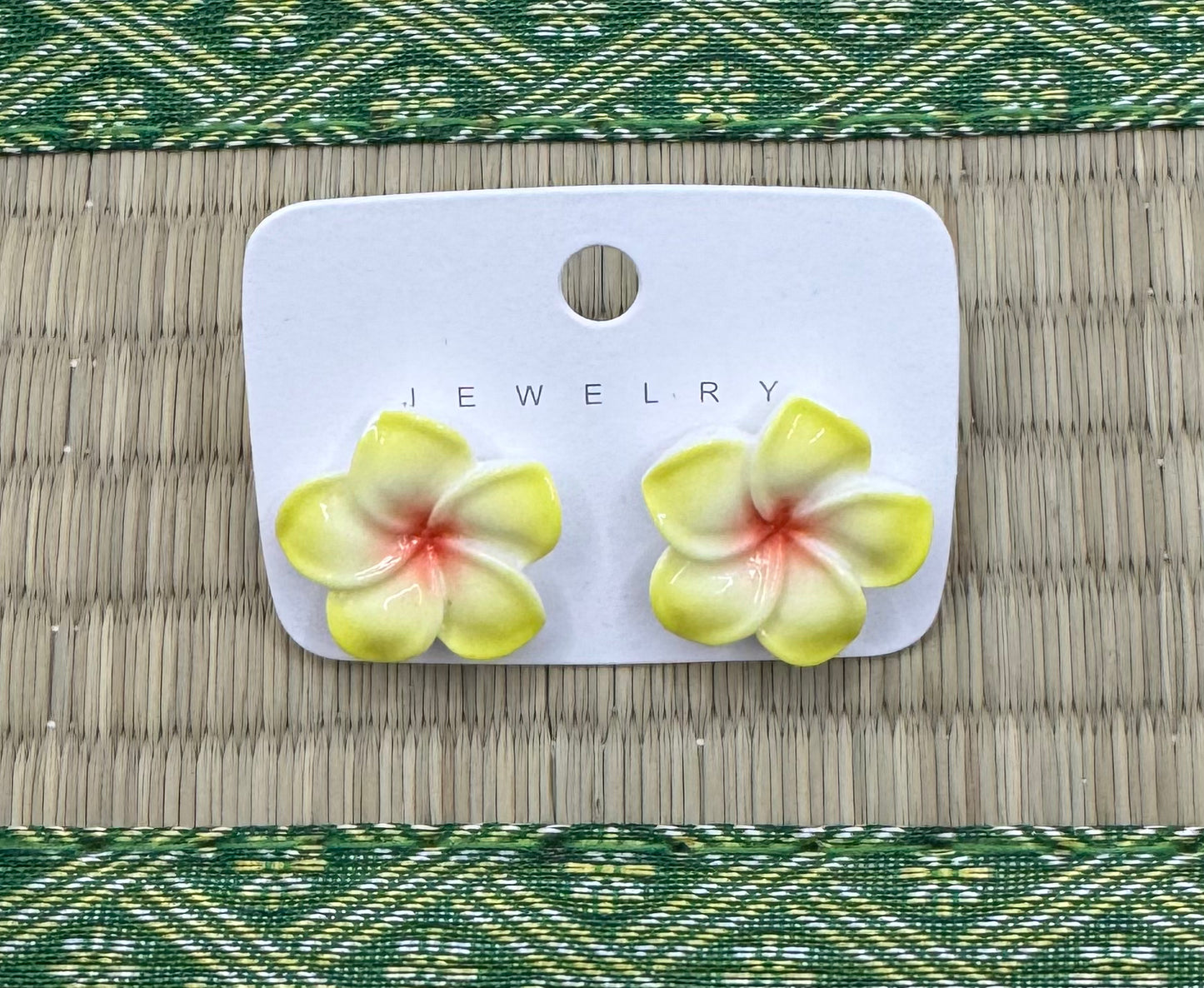 Hibiscus Stud Earrings