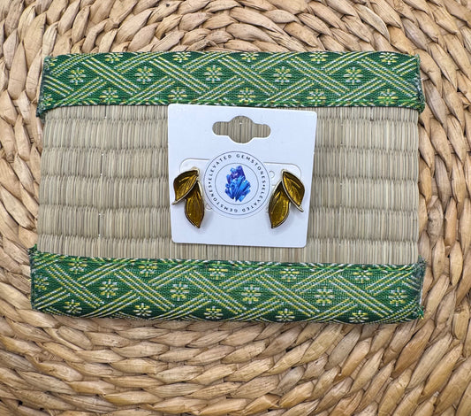 Double Leaf Earrings