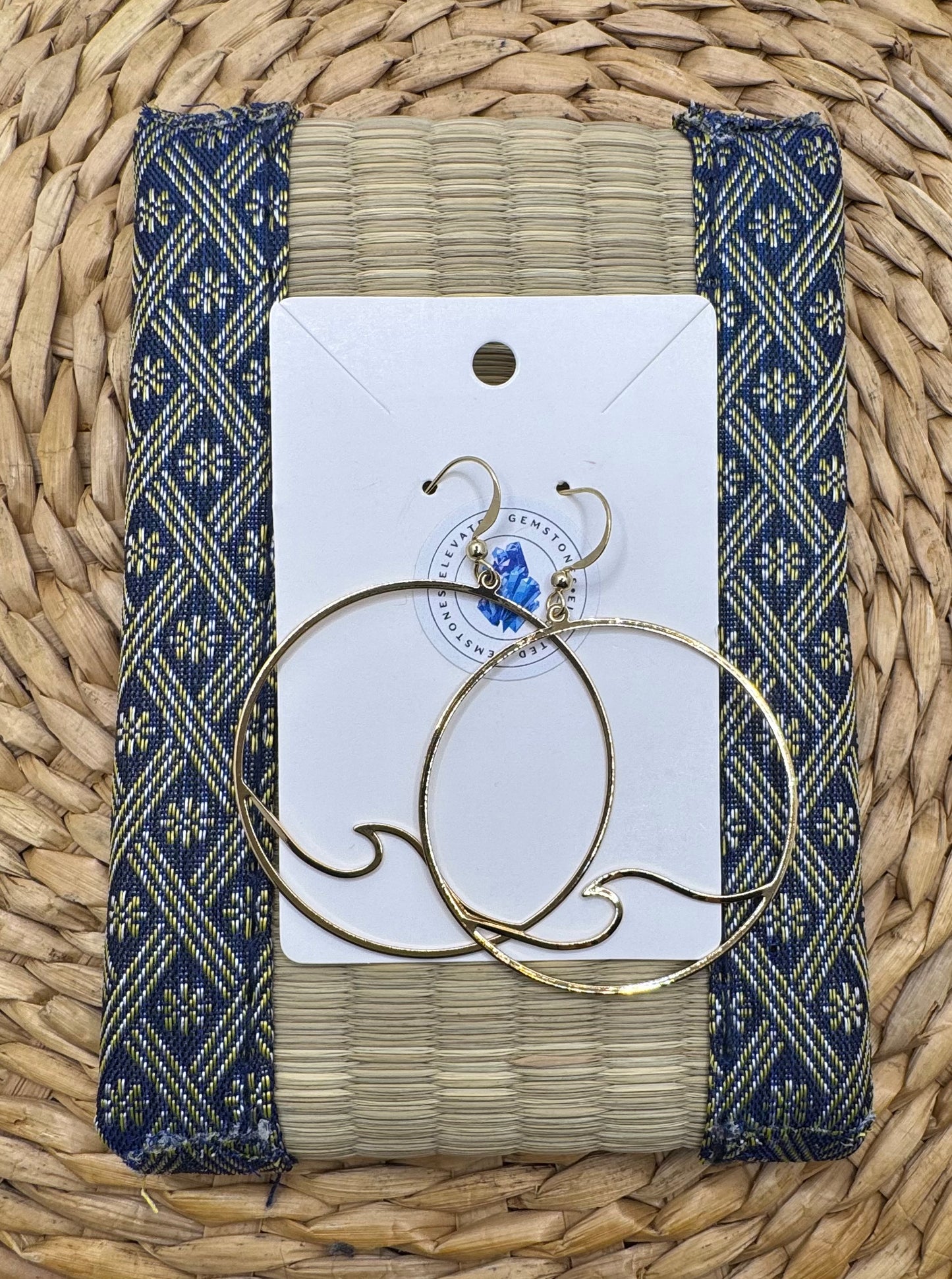 Ocean Wave Hoop 1 Earring