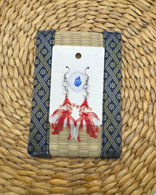 Gold Fish Earrings