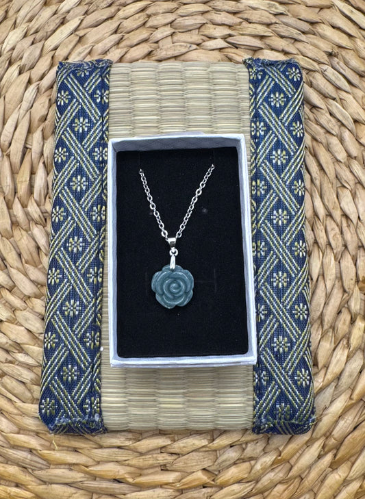 Jade Flower Necklace 20