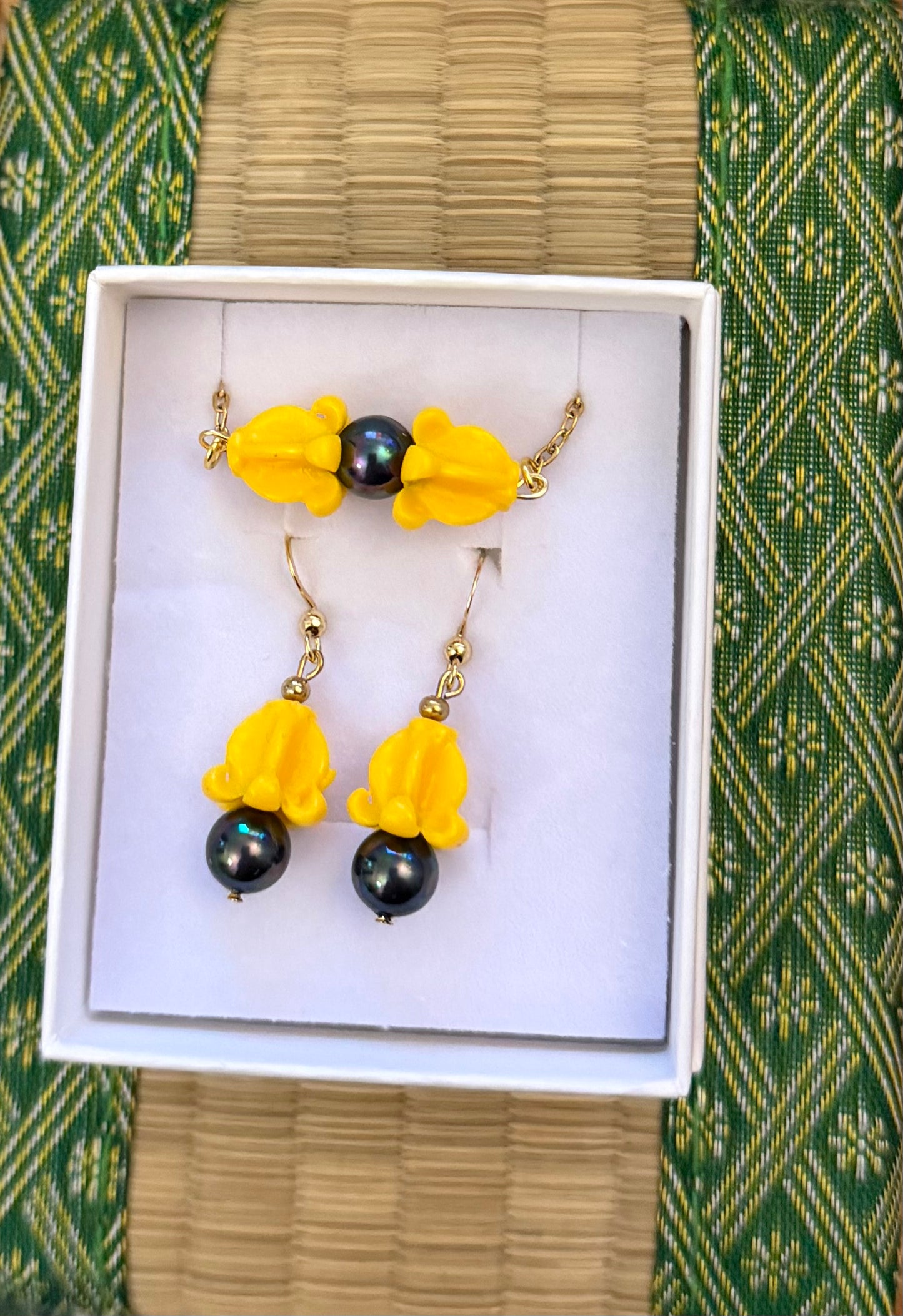 Crown Flower Jewelry Set