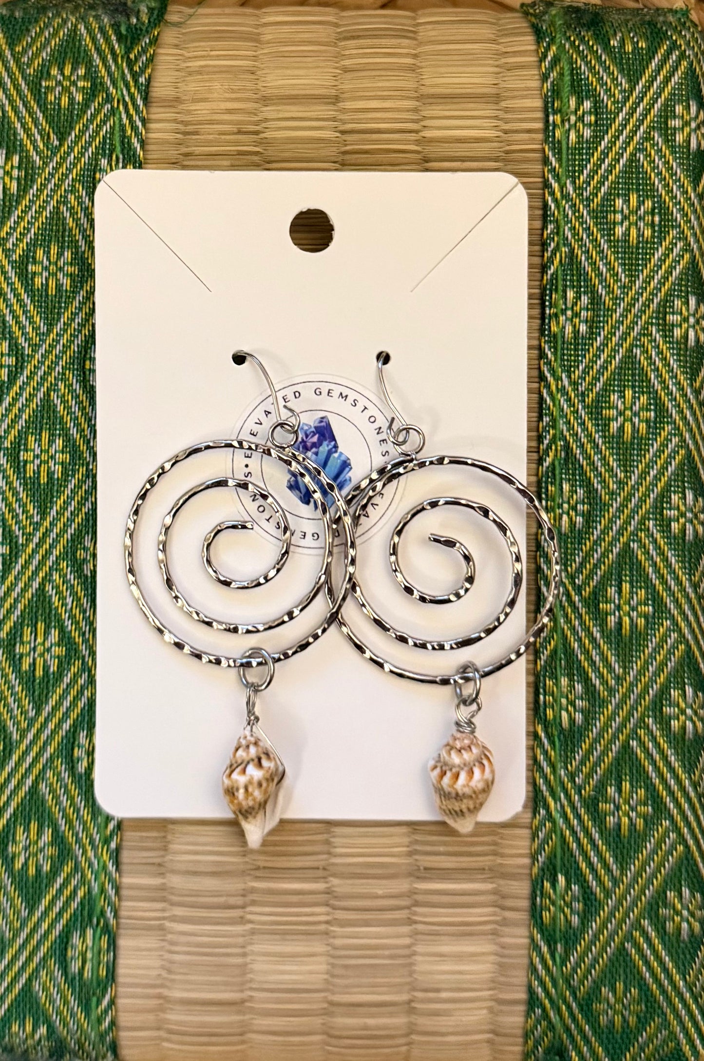 Spiral Conch Earrings