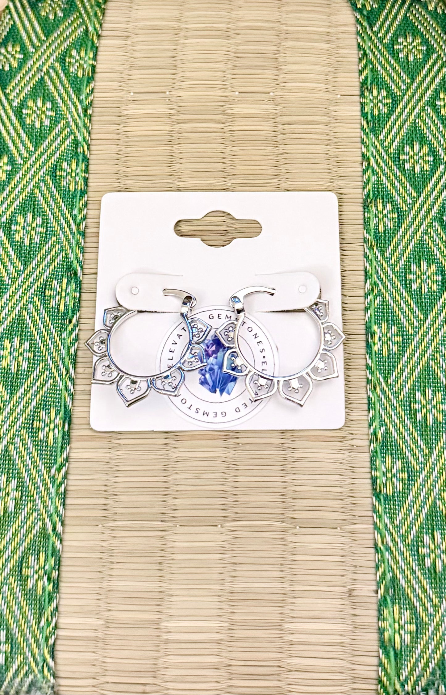 Lotus Small Hoop Earrings