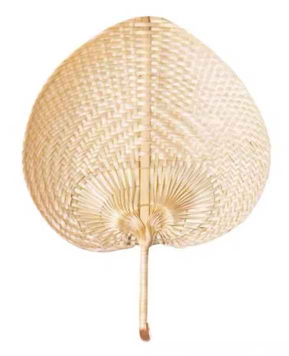 Rattan Fan W/Handle