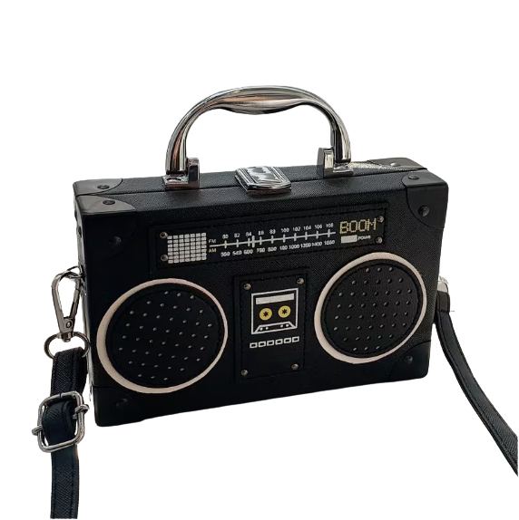 Retro Boombox Purse