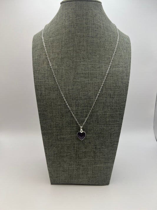 Labradorite Heart Necklace