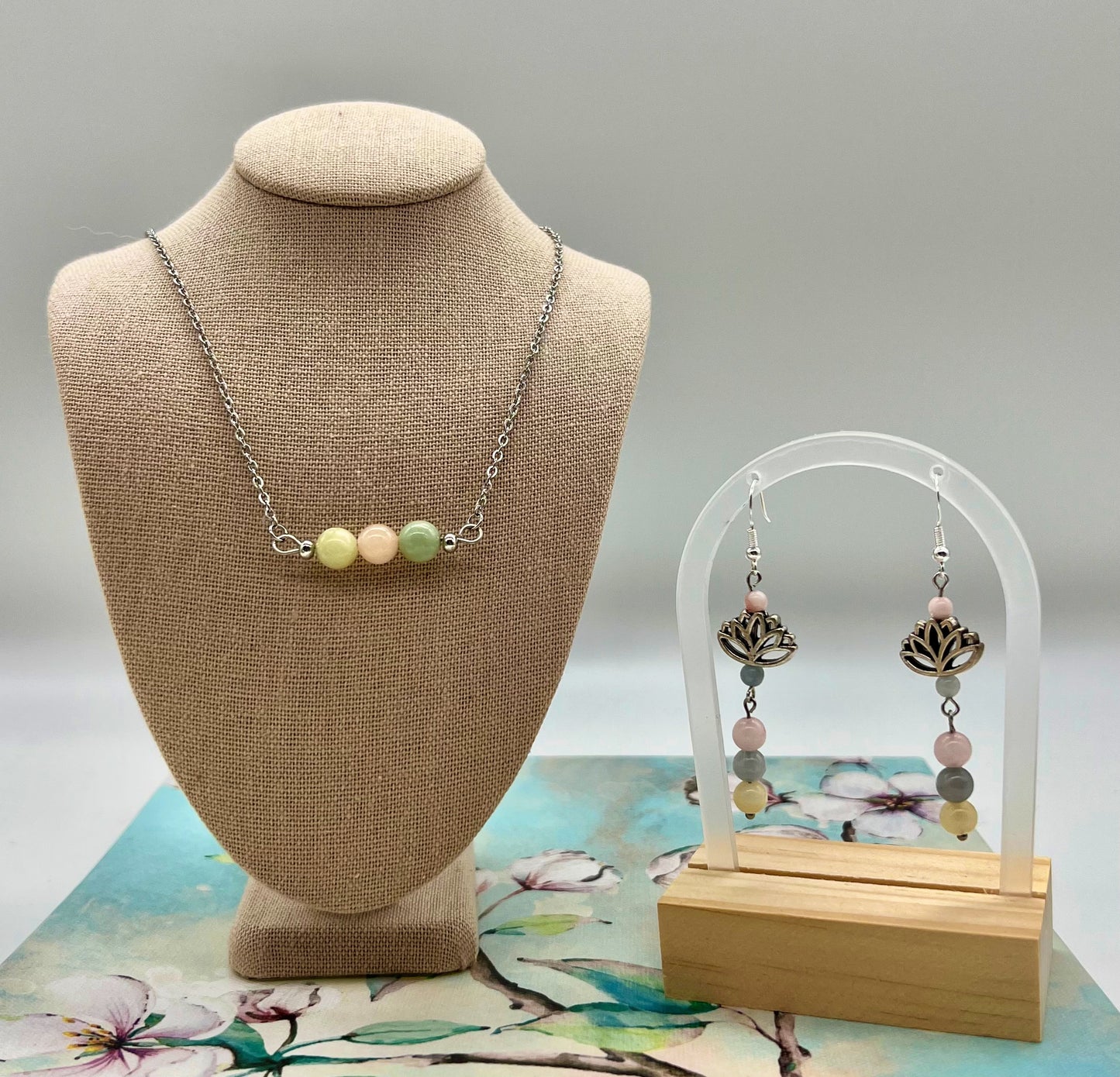 Morganite Jewelry Set