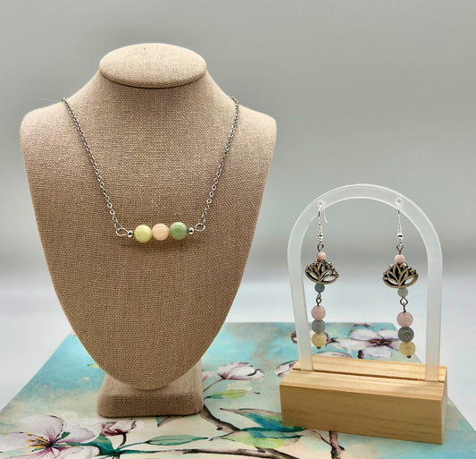 Morganite Jewelry Set