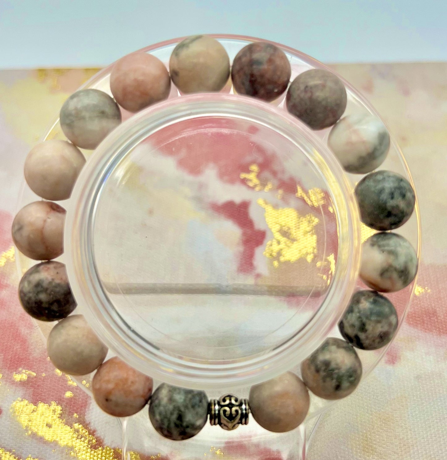 Zebra Stone-Pink