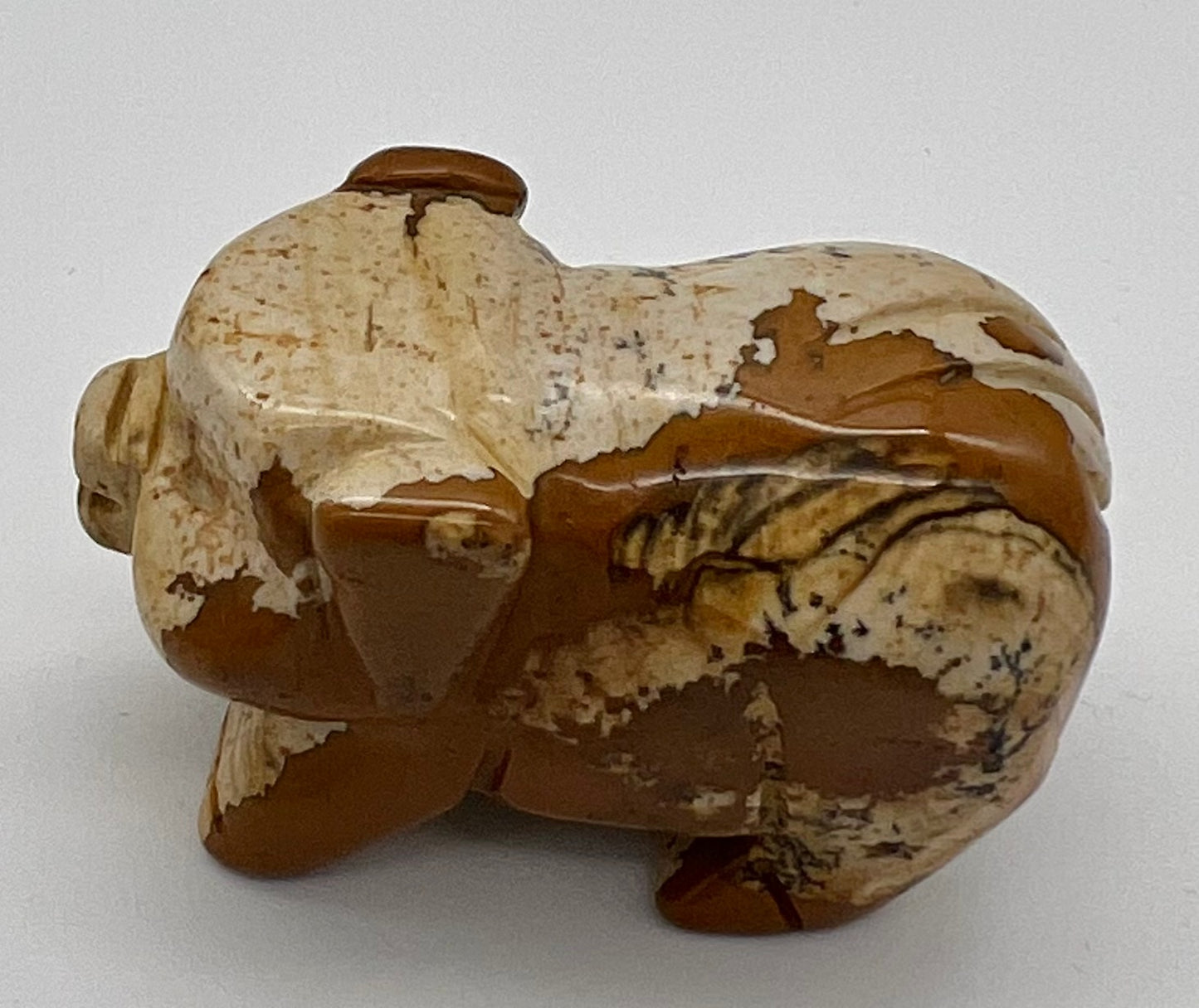 Gemstone Pig Figurines