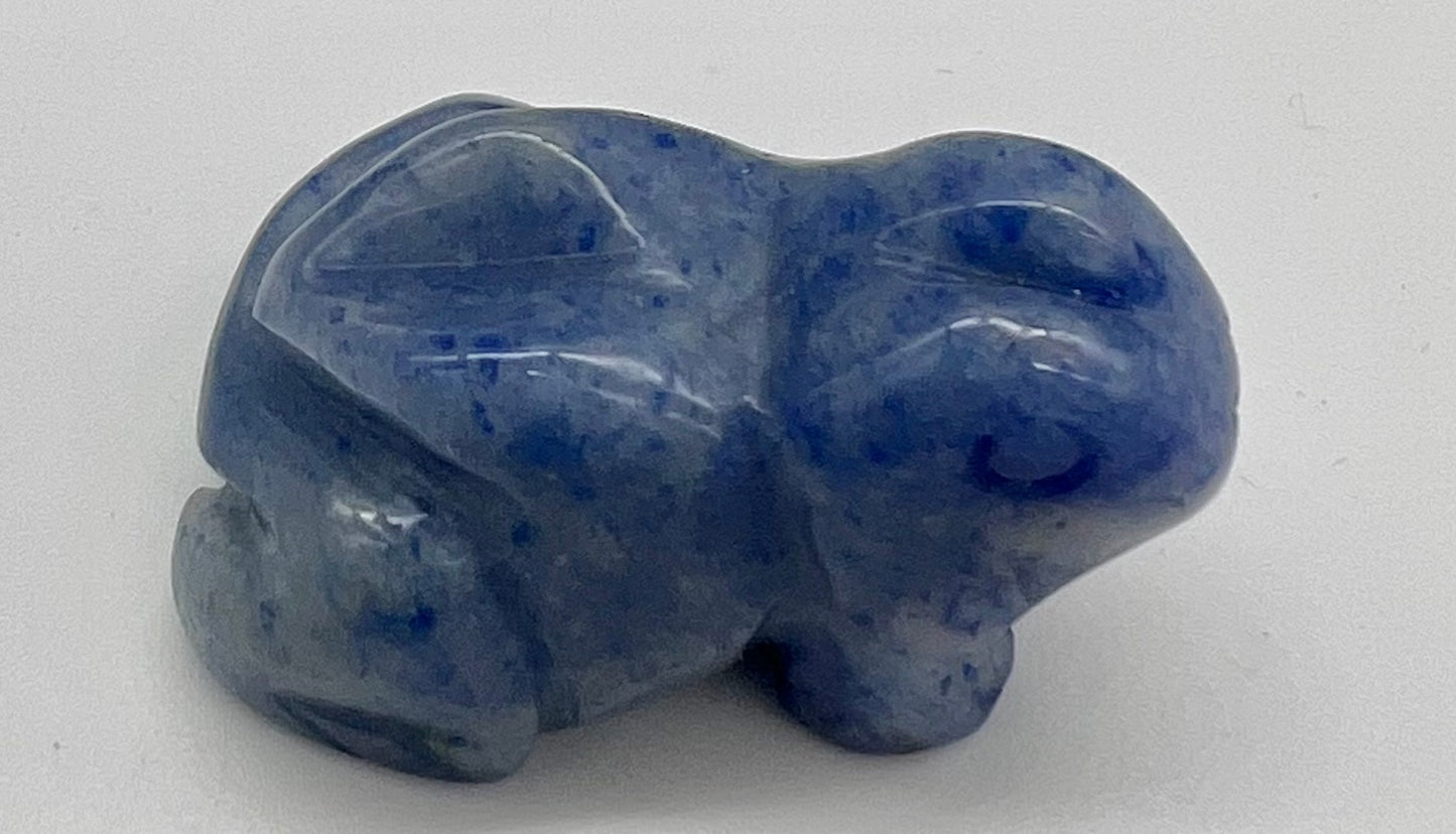 Gemstone Frog Figurines