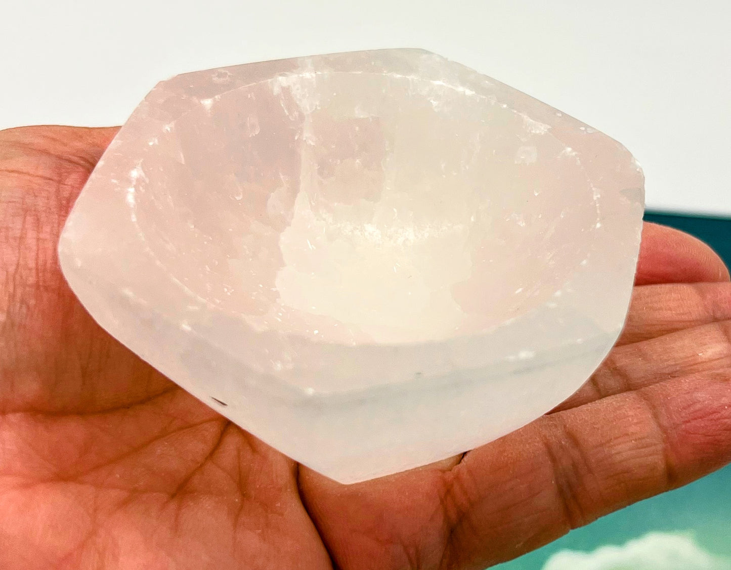 Selenite Hexagon Charging Bowl