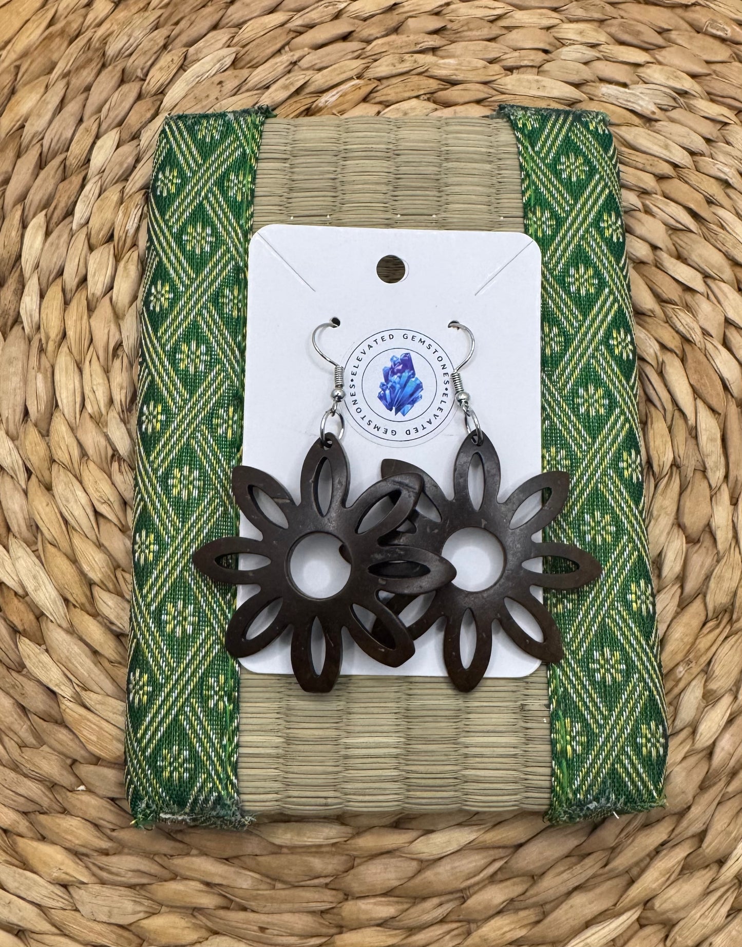 Coconut Flower Earrings