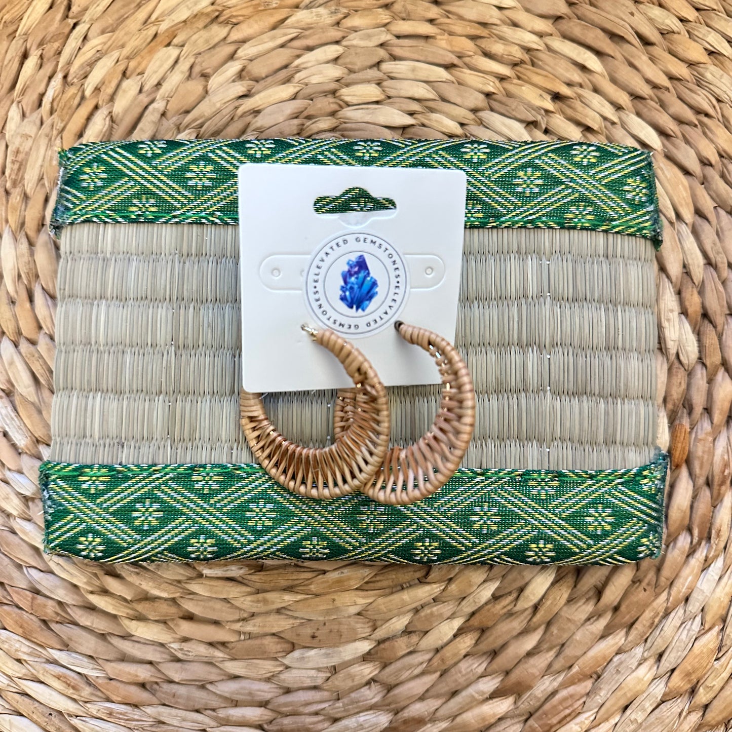 Rattan Earrings