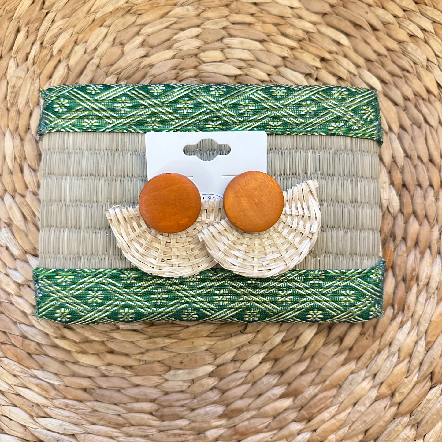 Rattan Earrings