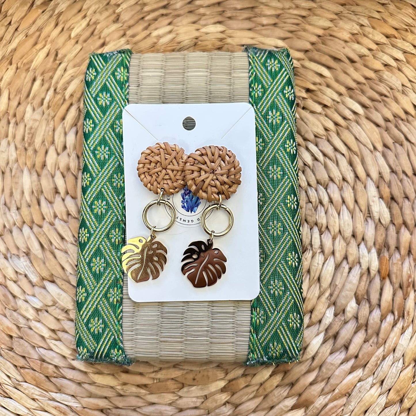 Rattan Earrings