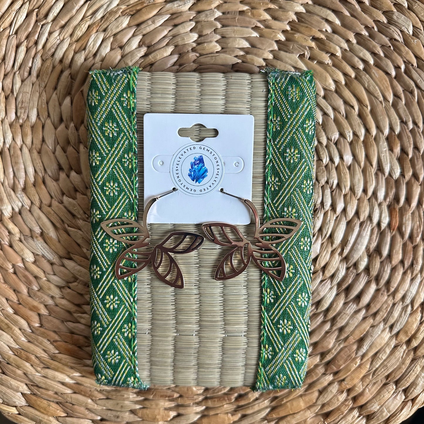 Butterfly Hoop Earring