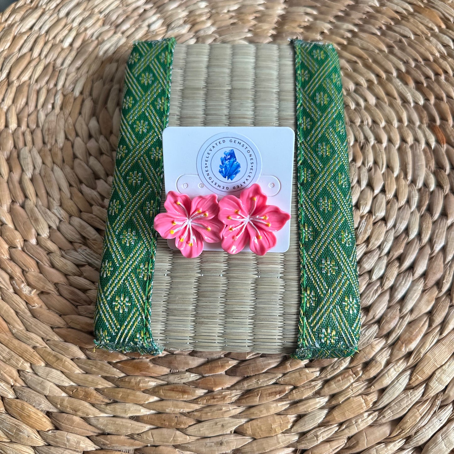 Cherry Blossom Flower Stud Earring