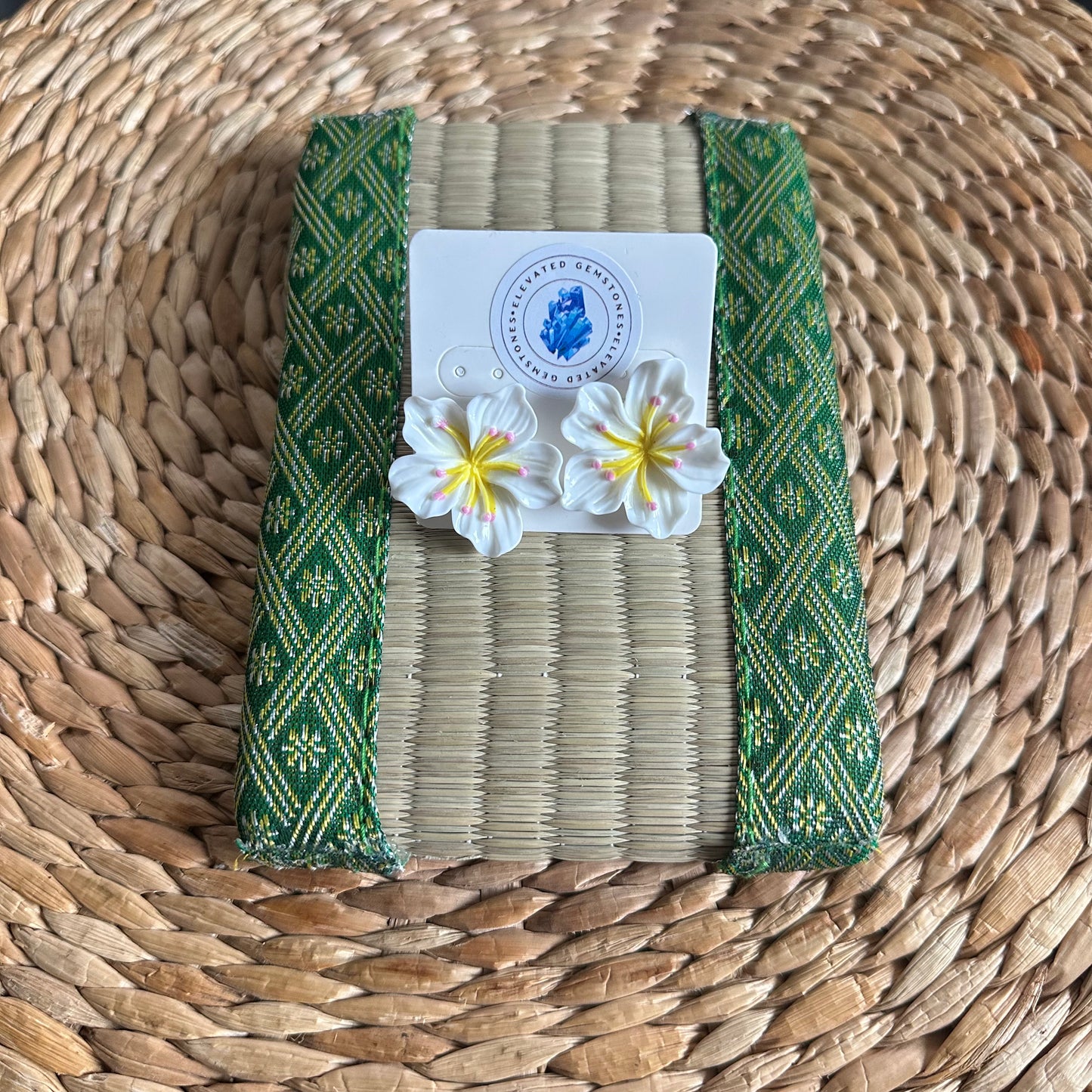 Cherry Blossom Flower Stud Earring